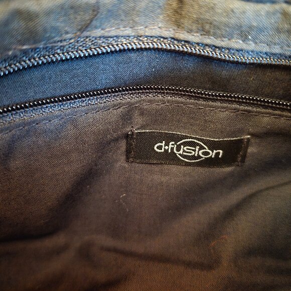 D-Fusion muti-pattern Animal Print Patch Work Shoulder handbag purse - Picture 7 of 16